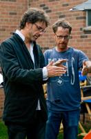 A SERIOUS MAN, from left: directors Joel Coen, and Ethan Coen, on set, 2009. ph: Wilson Webb/©Focus Features