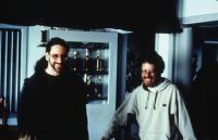 FARGO, writers and director Joel Coen, Ethan Coen on set, 1996, (c) Gramercy Pictures