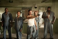 The Walking Dead, from left: Vincent Ward, Markice Moore, Nick Gomez, Lew Temple, Theodus Crane, 'Sick', Season 3, Ep. #2, 10/21/2012, ©AMC