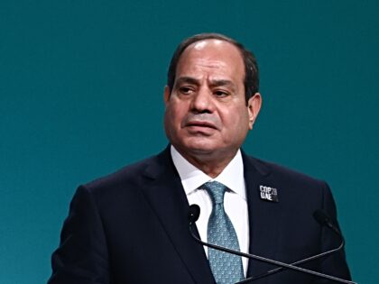 President of Egypt Abdel Fattah al-Sisi during the United Nations Climate Change Conferenc