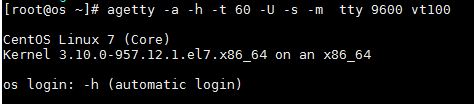 agetty -a -h -t 60 -U -s -m tty 9600 vt100