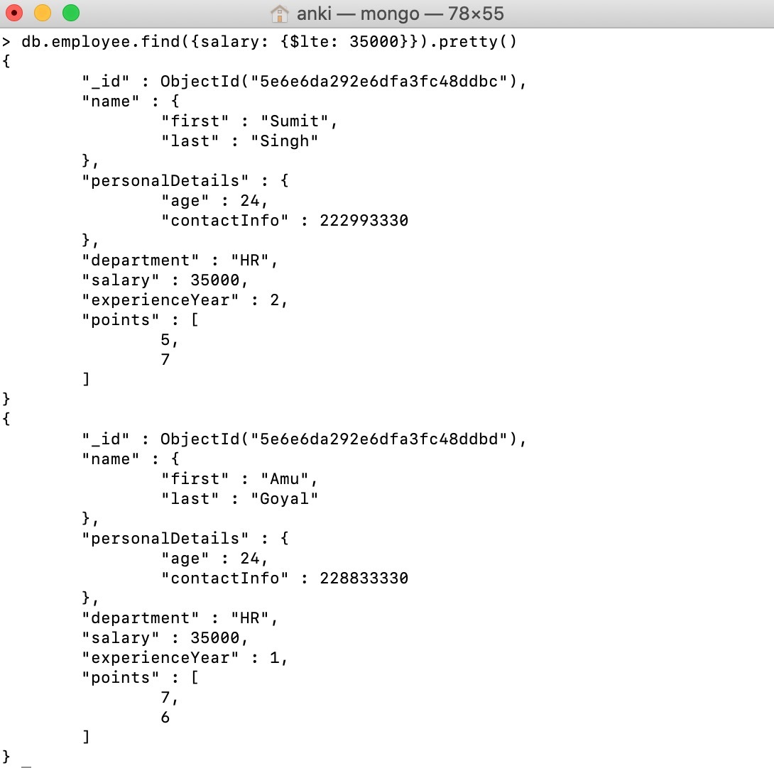 example 1 output