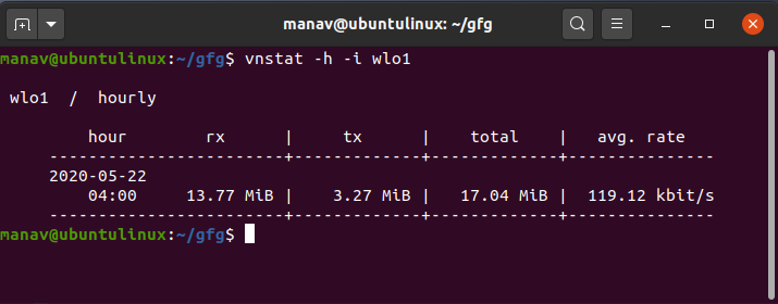 4-To-get-the-hourly-stats-of-an-interface