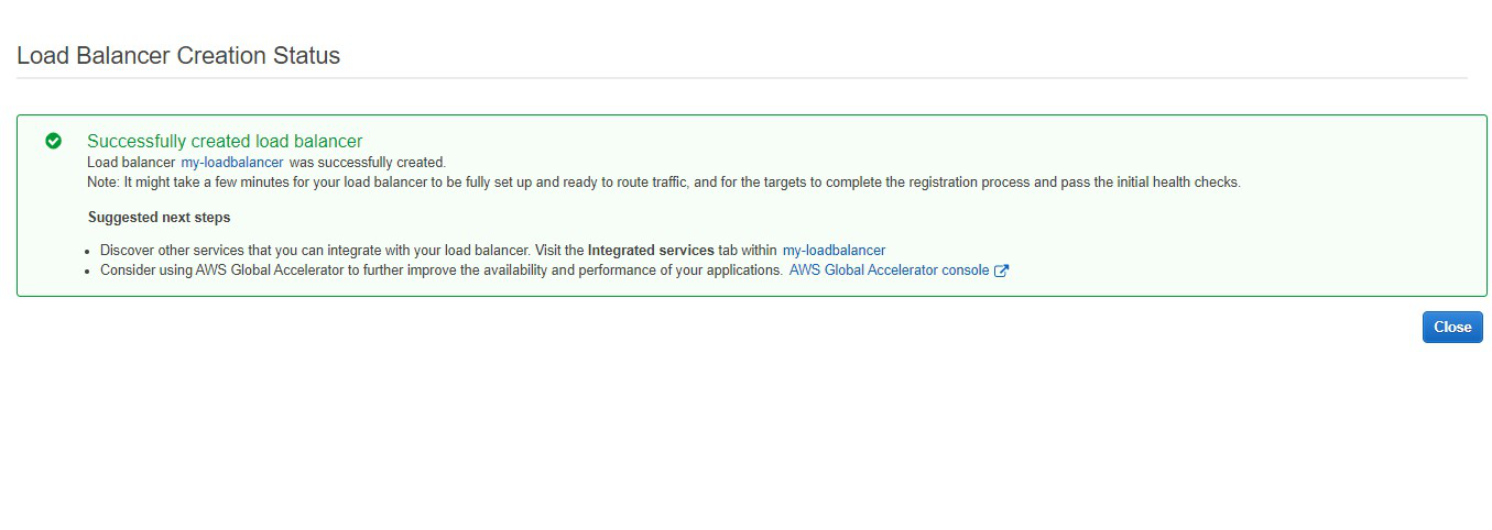 Load balancer status