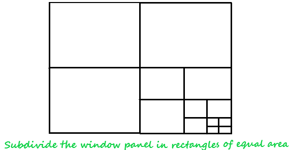 Area subdivision algorithm
