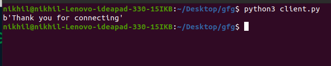 python network programming client side