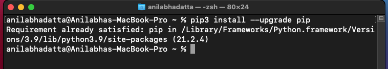 method-1:-using-pip-to-install-pandas-package