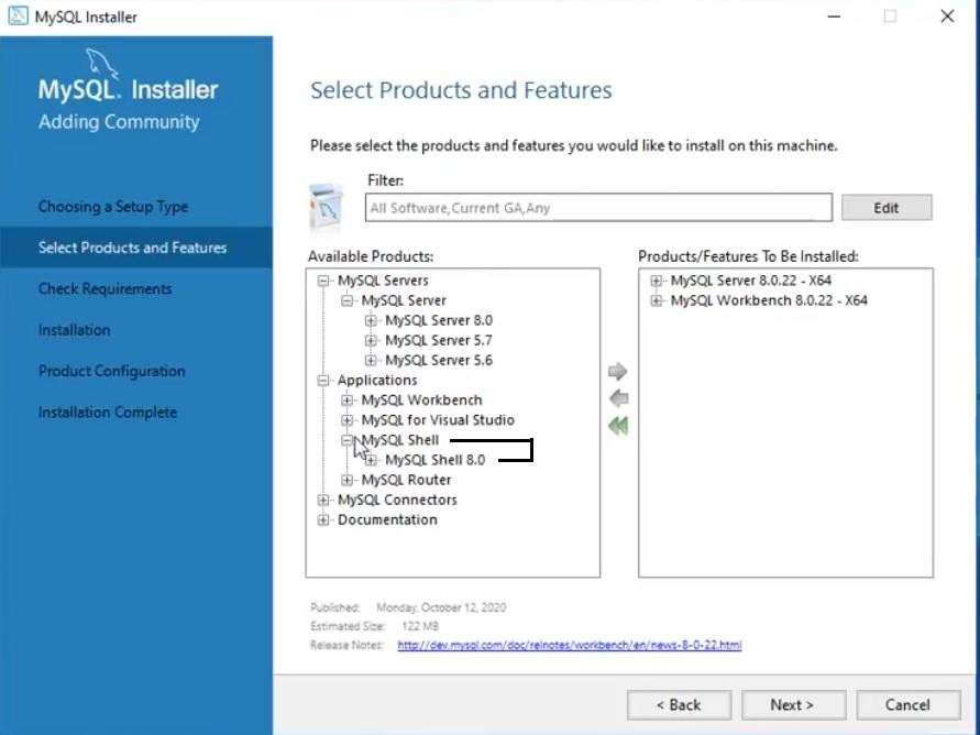 expand MySQL Shell