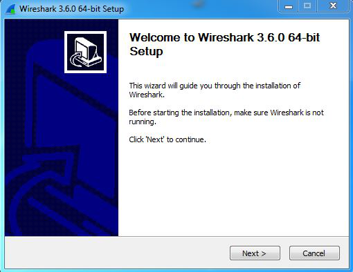 Setup screen