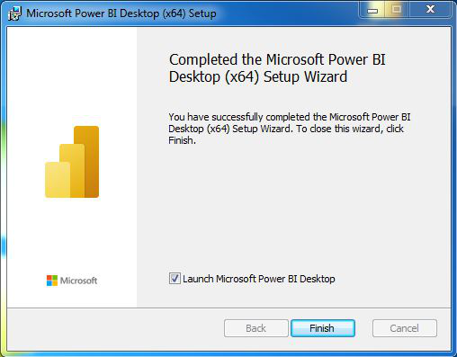 finish the installation 