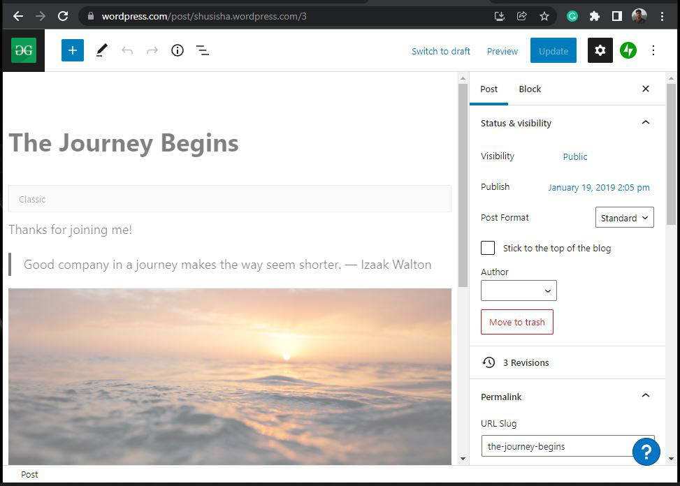  archive posts in WordPress