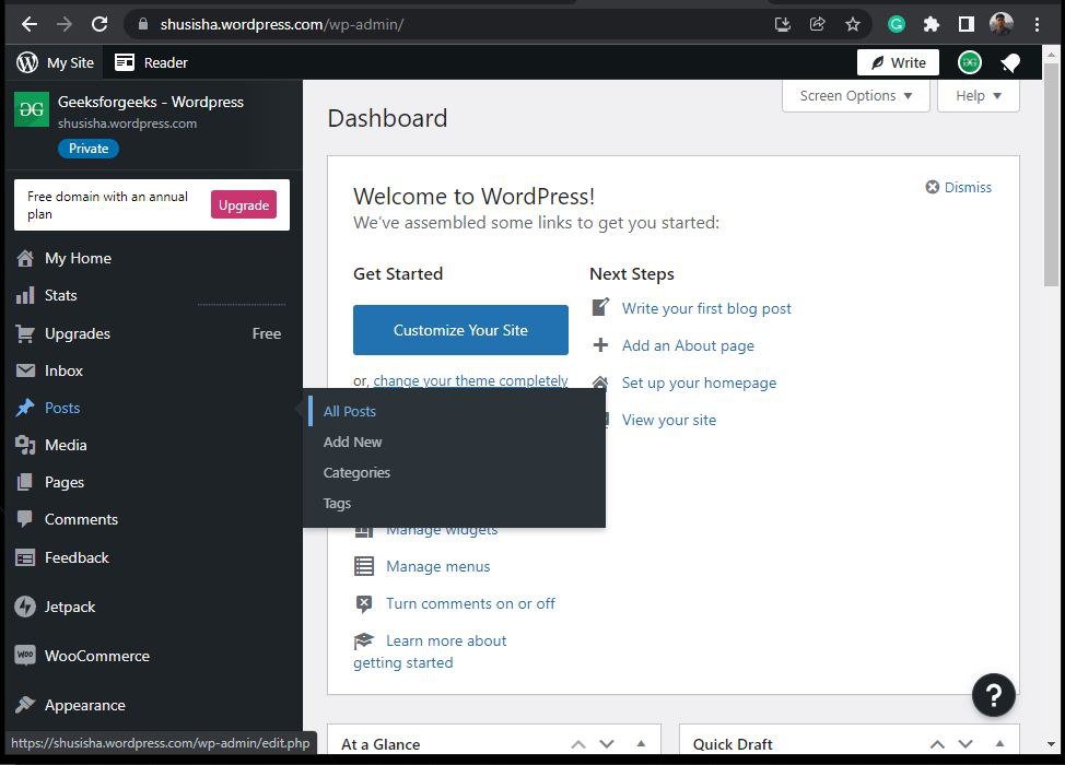  archive posts in WordPress