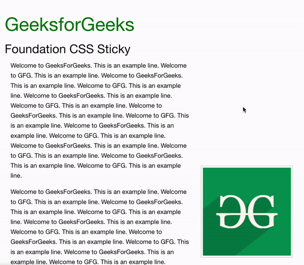 Foundation CSS Stick to bottom