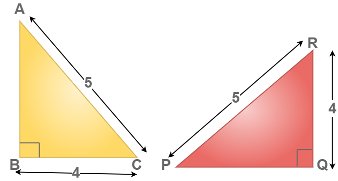 RHS Congruency of Triangles Example