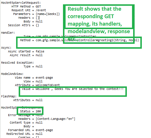 Console Output