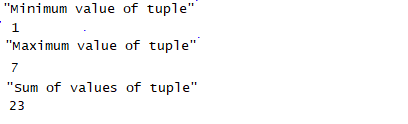 Tuple in R Programming