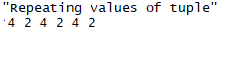 Tuple in R Programming