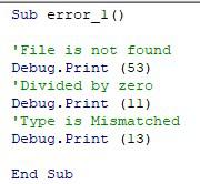 Printing-description-of-error