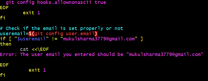 Writing-code-in-pre-commit-file