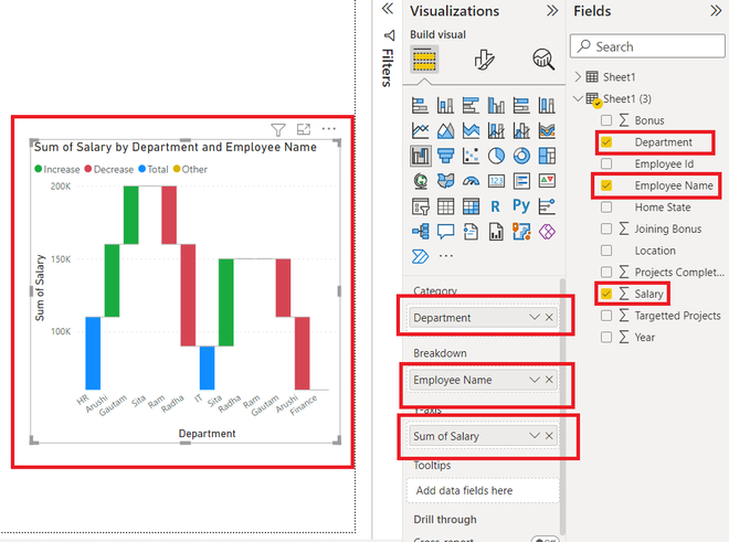 Formatting a Bar Chart In Power BI