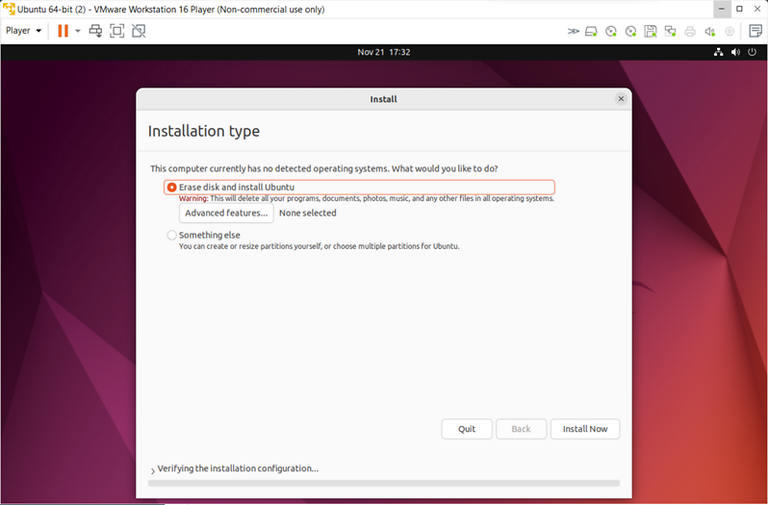 Selecting-installation-type