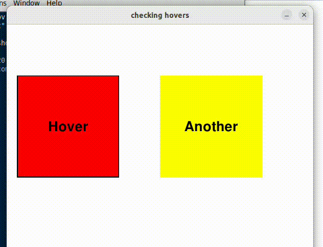 Hovering on button - Pygame in Python