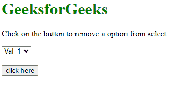 How to remove options from select element using jQuery ?