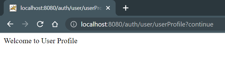 Output After Login