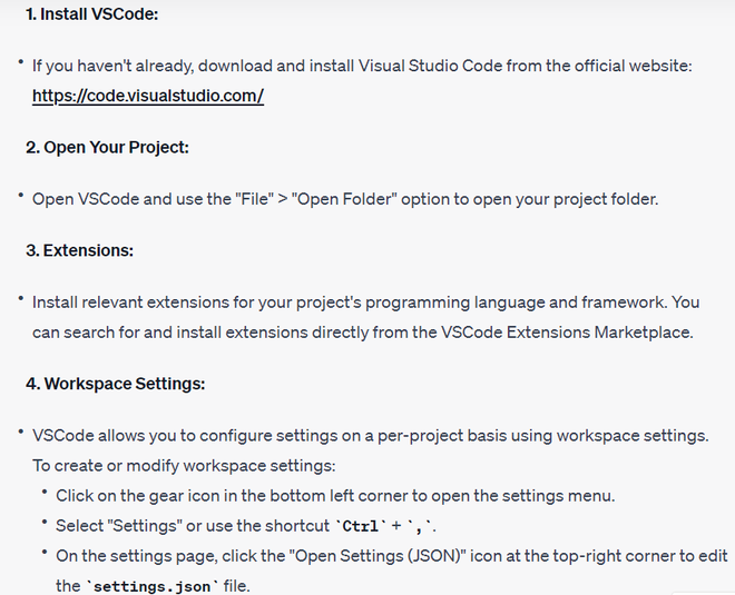 How to configure VSCode