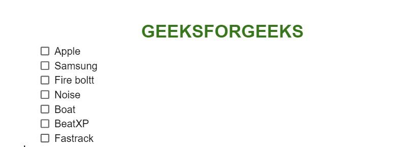 Checkboxes in Google Docs
