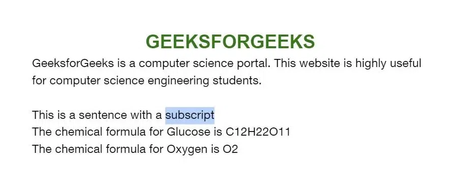 How to Do Subscript in Google Docs