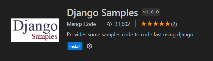 Django Samples