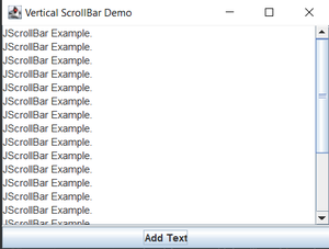 Vertical ScreenShot using JScrollBar