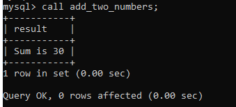 Oracle PL/SQL Program to illustrate Single-Line Comment
