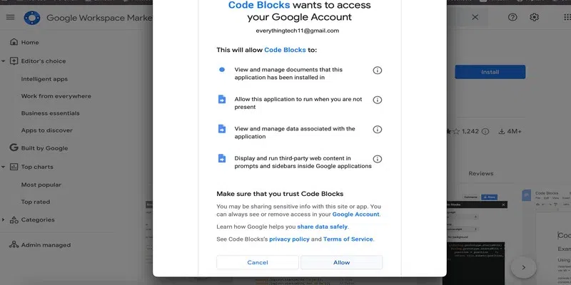 How to Add Code Block in Google Docs