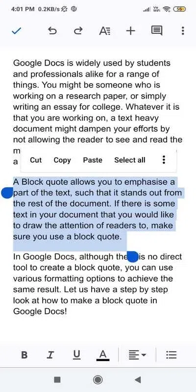  Make Block Quote In Google Docs