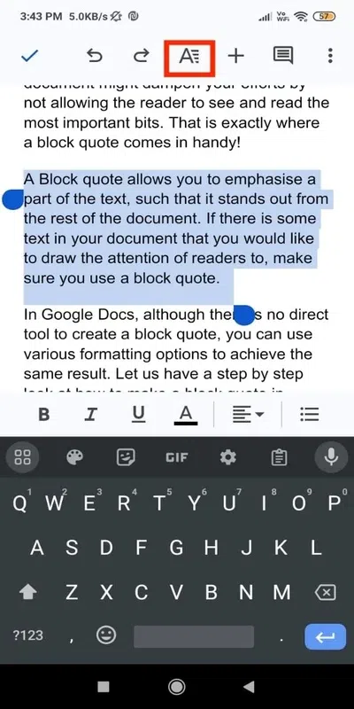  Make Block Quote In Google Docs