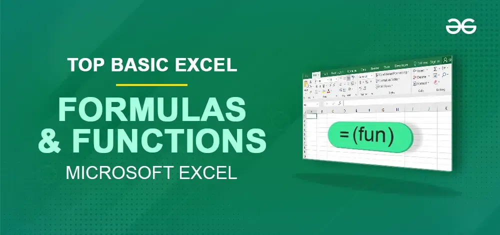 Excel Formulas and Functions