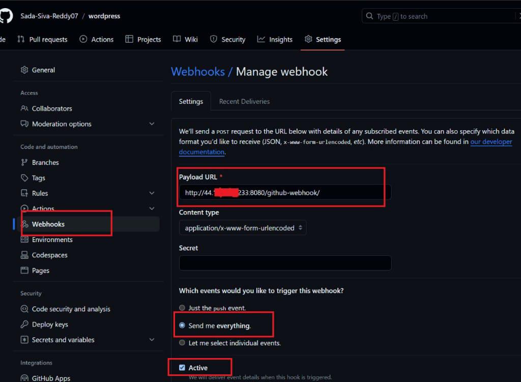 Managing Webhooks