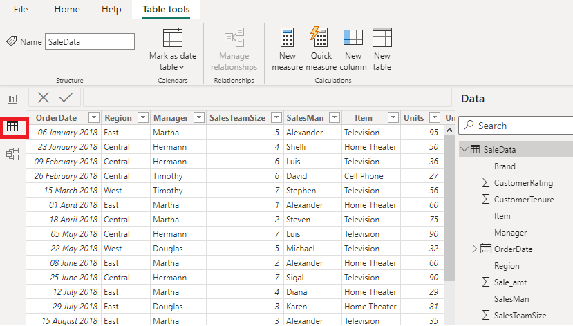DataView