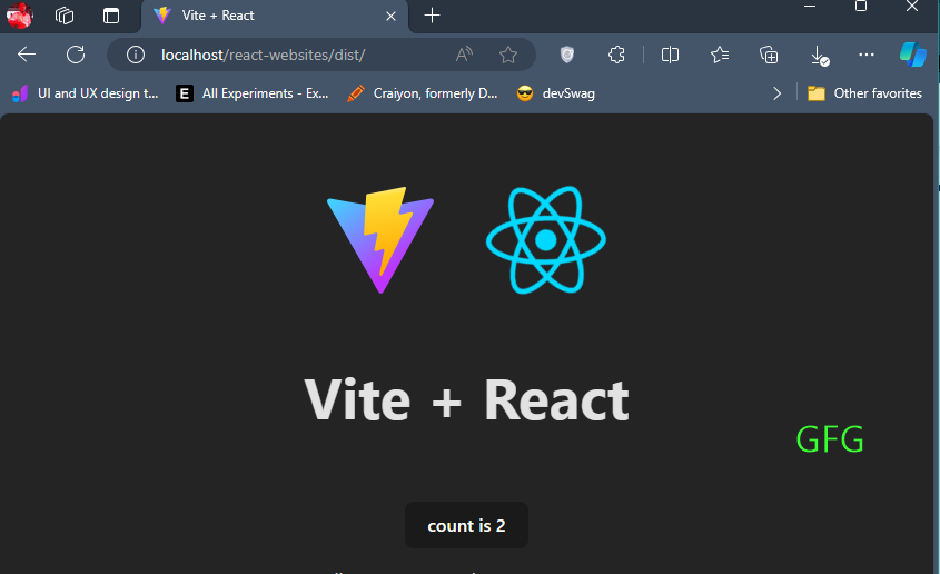 Website deployed on Apache using XAMPP