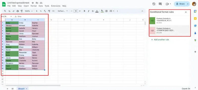How to Highlight Duplicates in Google Sheets