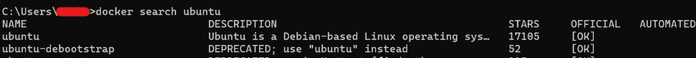 DockerSearch