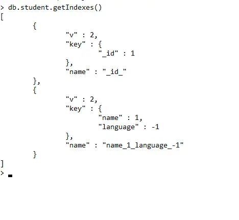 Create-an-index-using-createIndex()-method