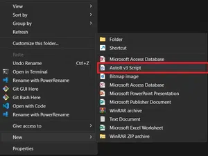 Way for AutoIT v3 Script Creation