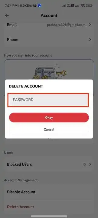 Delete Discord Account
