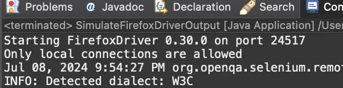 output