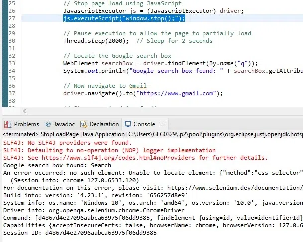 STOP-LOAD-PAGE-OUTPUT