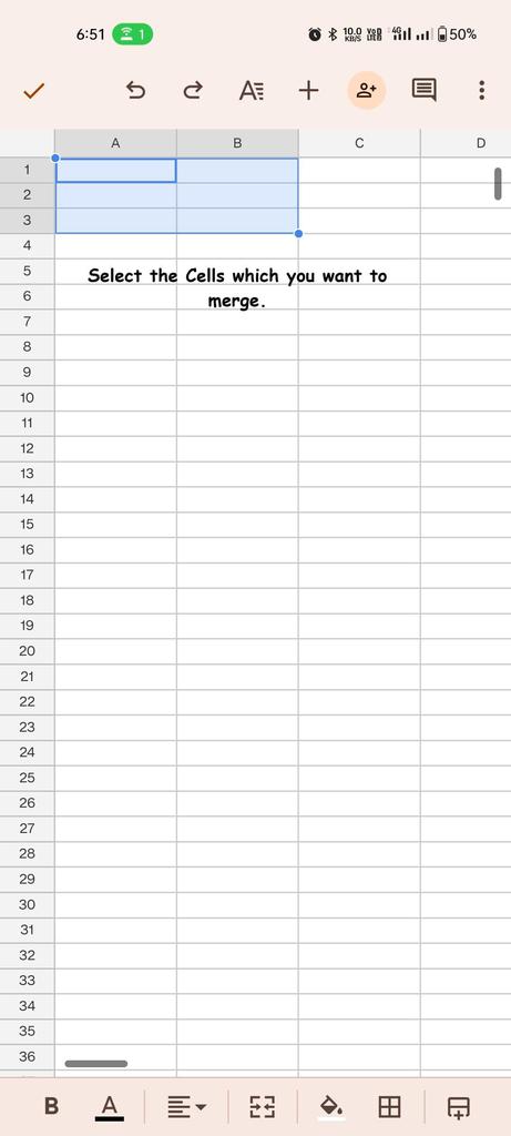 How to Merge Cells in Google Sheets