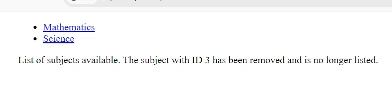 Implementing the delete Method